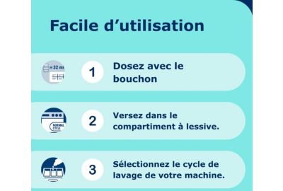 Lessive DR BECKMANN Liquide Cycle Court - Anti-odeurs x50 lavages