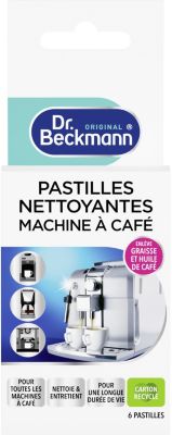 Pastille DR BECKMANN en pastille pour machine à café 6 tabs