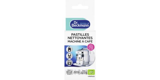 Nettoyant DR BECKMANN en pastille pour machine à café 6 tabs