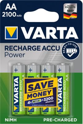 Pile rechargeable VARTA AA 2100 mAh x4 Pile rechargeable VARTA AA 2100 mAh x4