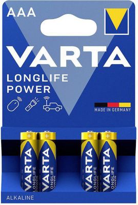 Kit de remplacement VARTA lot de 4 piles 1,5v lr03