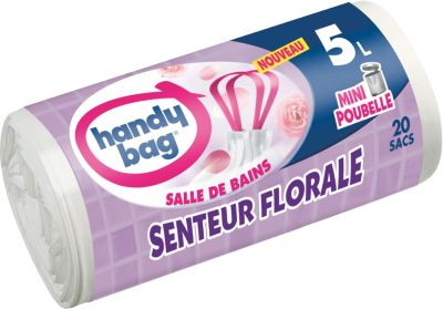 Sac poubelle HANDY BAG 5L senteur florale