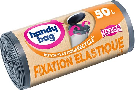 Handy Bag 45 sacs poubelle 30L (3 rouleaux de 15 sacs) ultra