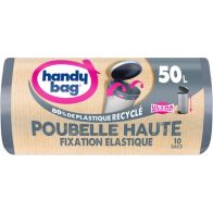 Sac poubelle HANDY BAG haute - 50L 1 rouleau 10 sacs