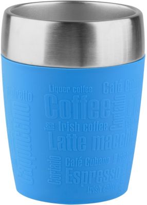 Mug EMSA de transport 0.2L inox et bleu mari