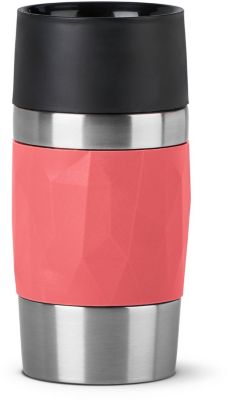 Mug isotherme EMSA de voyage COMPACT 0.3L Rose