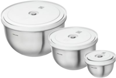 Boîte alimentaire ZWILLING 3 bols inox avec couvercles S-M-L