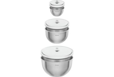 Boîte alimentaire ZWILLING 3 bols inox avec couvercles S-M-L