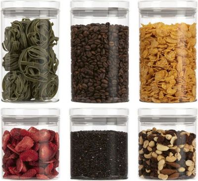 Cuillère à oeuf CLASSBACH Set 6 bocaux et couvercle en verre de ha