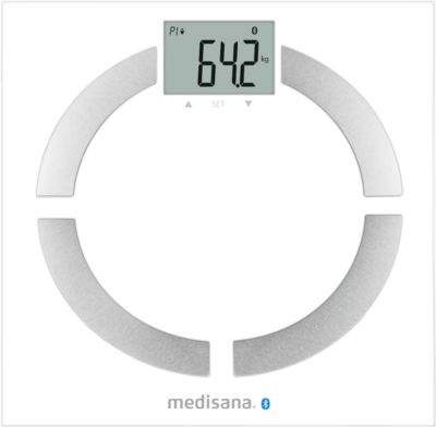 Pèse personne connecté MEDISANA avec analyse corporelle connecte BS444