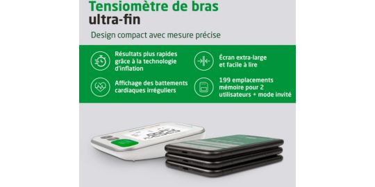 Tensiomètre MEDISANA Bras Connecté BU 572