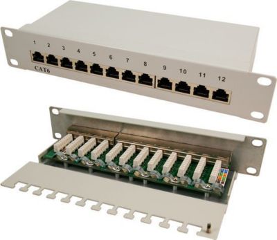 Accessoire rack LOGILINK Panneaux de brassage 10" cat. 6, classe