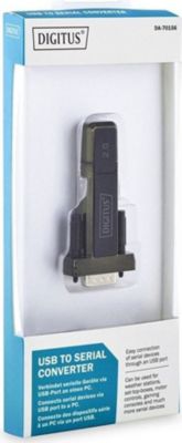 Adaptateur USB DIGITUS Adaptateur RS232 vers USB - Chipset FTDI