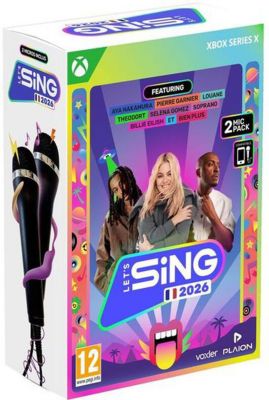 Jeu Xbox X PLAION Let's Sing 2026 + 2 Micros