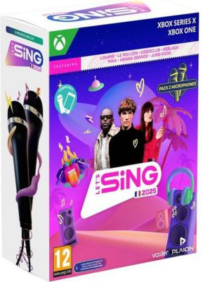 Jeu Xbox X PLAION Let's Sing 2025 + 2 Micros