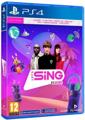 Jeu PS4 PLAION Let's Sing 2025