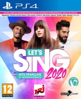 Jeu PS4 KOCH MEDIA Let's Sing 2020 Hits français et inter. Jeu PS4 KOCH MEDIA Let's Sing 2020 Hits français et inter.