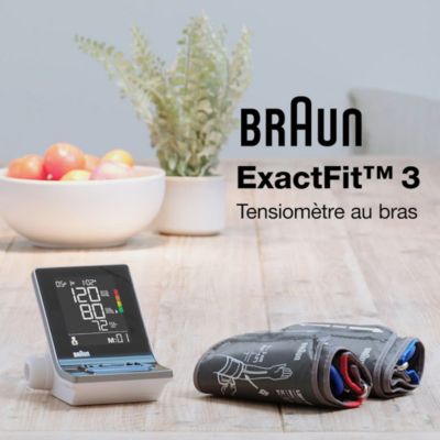 Voir la vidéo pour Tensiomètre BRAUN Exactfit 3 bras BUA6150