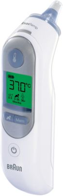 Thermomètre Braun BNT 400 sans contact + contact avec âge
