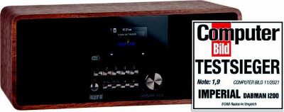 Radio DAB IMPERIAL Radio DAB+ DABMAN 30 Marron Bois