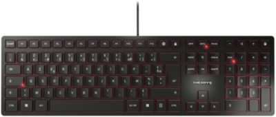 Clavier filaire CHERRY KC 6000 slim noir