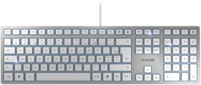 Clavier ergonomique Confort visuel Blanc Geemarc Facile d'utilisation