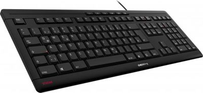 Clavier filaire CHERRY ordinateur STREAM KEYBOARD QWERTZ (DE)