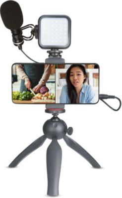 Trépied XQISIT d'enregistrement vidéo pour Smartphone Trépied XQISIT d'enregistrement vidéo pour Smartphone