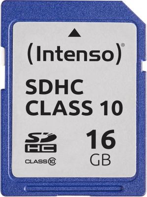 Carte SD INTENSO CARTE SDHC 16 GB CLASSE 10 INTENSO