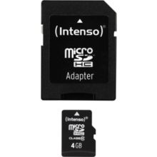 DIVERS Carte Micro-SD 4GB Classe 10 - Intenso