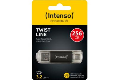 Clé USB INTENSO 256GB Twist Line USB 3.2