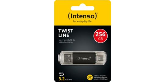 Clé USB INTENSO 256GB Twist Line USB 3.2