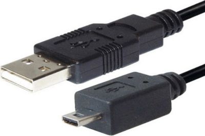 Kit de réparation DIVERS cable usb male 8 pins mini usb male 2 m