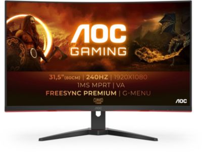 Écran Gaming MSI 27 pouces WQHD 170Hz FreeSync Incurvé 1000R