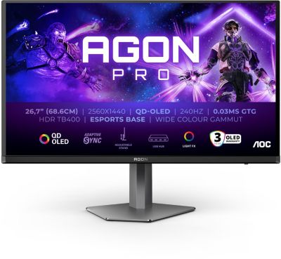 Ecran PC Gamer AOC AGON PRO 27'' OLED QHD 240 Hz
