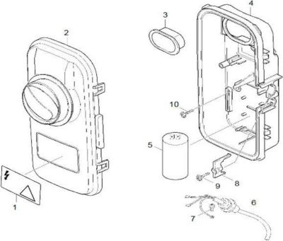Pièce détachée KARCHER INTERRUPTEUR COMPLET REP 2 - 47442660