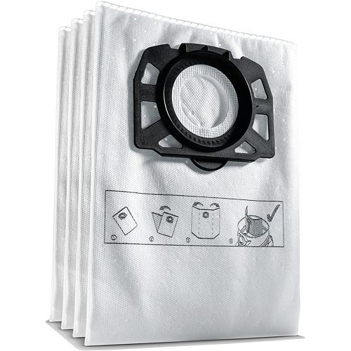 MisterVac compatible avec les sacs de rechange pour sacs d'aspirateur 10  pièces Kärcher WD5.300, WD 5.300 M
