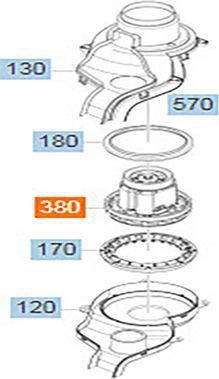 Moteur KARCHER MOTEUR VENTILATEUR 24V POUR NETTOYEUR HA