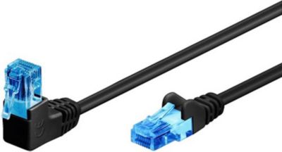 Câble Ethernet GOOBAY Câble RJ45 Cat6a coudé non blindé 2m