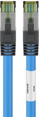 Câble Ethernet KOMELEC Câble RJ45 Cat 8.1 surblindé bleu 25 m