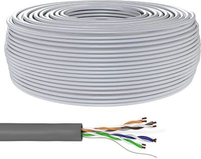 KOMELEC Câble RJ45 Cat5e non blindé 100m