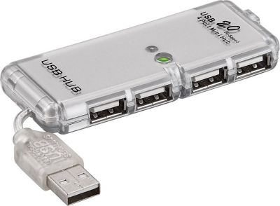 Hub CONECTICPLUS Hub USB 2.0 Goobay Hi Speed à 4 ports