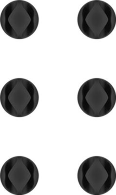 Serre-câble GOOBAY Cable Guide (2) Noir x6