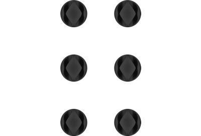 Serre-câble GOOBAY Cable Guide (2) Noir x6