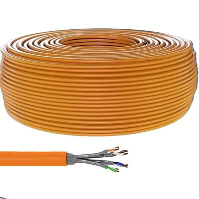  KOMELEC Câble RJ45 Cat7A surblindé rigide 100m KOMELEC Câble RJ45 Cat7A surblindé rigide 100m