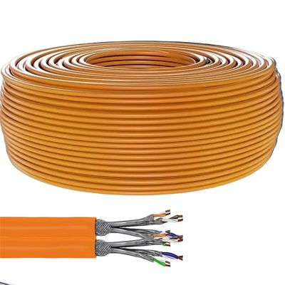  KOMELEC Câble Ethernet Cat 7A rigide blindé 100m KOMELEC Câble Ethernet Cat 7A rigide blindé 100m