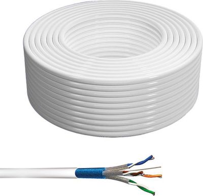 KOMELEC Câble RJ45 Cat6 blindé multibrin 300m