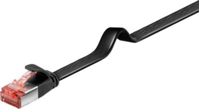 Câble Ethernet GOOBAY Câble RJ45 Cat6 plat blindé 7.50 m