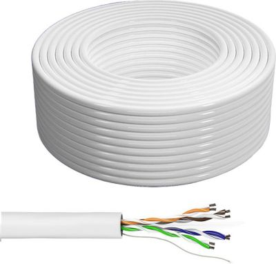  KOMELEC Câble Ethernet Cat 6 blindé 100m KOMELEC Câble Ethernet Cat 6 blindé 100m