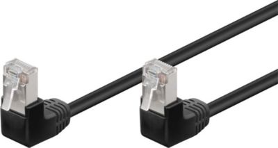 Câble Ethernet GOOBAY Câble RJ45 Cat5e coudé blindé 1 mètre